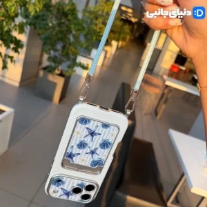 قاب گوشی جاکارتی دار صدف کد D1003 | دنیای جانبی