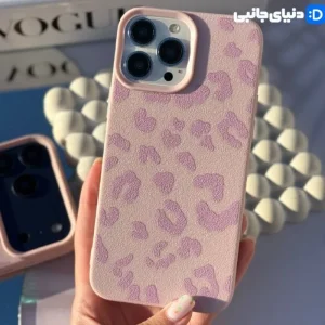 خرید قاب گوشی پلنگی صورتی