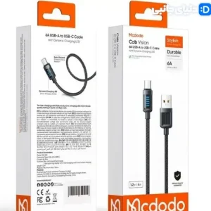 کابل شارژ تایپ سی مک دودو مدل CA-0330 طول ۱.۲ متر کد KA1008 | دنیای جانبی