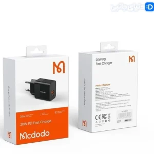 شارژر دیواری ۲۰ وات مک دودو CH-1952 با کابل کد TH1009 | دنیای جانبی