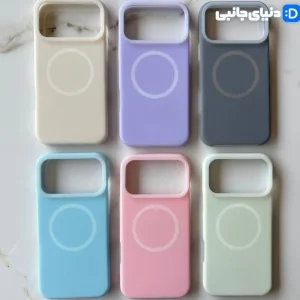 قاب گوشی سیلیکونی مگ‌سیف پاستلی کد D1049 | دنیای جانبی