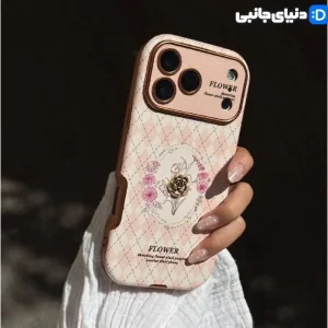 قاب گوشی كلاسيك – كامليا صورتي کد D1084 | دنیای جانبی