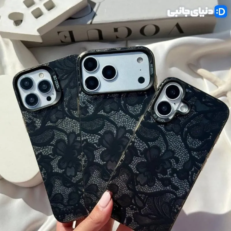 قاب گوشی سوکول دانتل مشکی